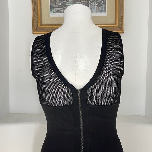 Diana Von Furstenberg “Moscow” Mesh Insert Dress Size L - Picture 7 of 14